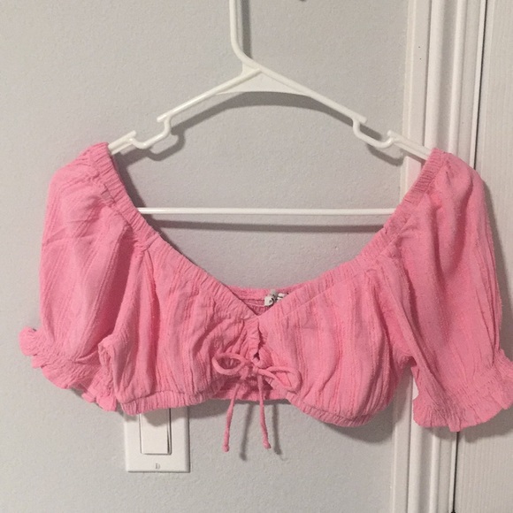 Pull&Bear Tops - Boho pink top